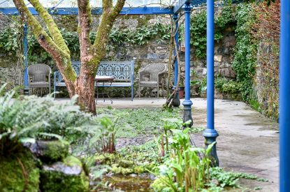 The garden at Plas Efailnewydd, Llyn Peninsula