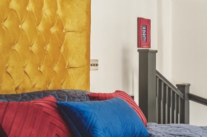 The bed at The Vault, Norfolk