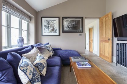 The living room at Pen y Bryn, Abersoch