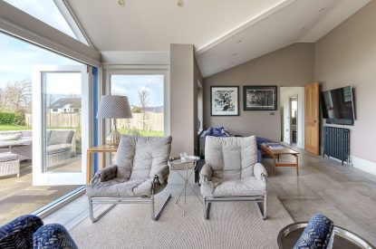 The living room at Pen y Bryn, Abersoch