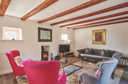 living - Redwood Cottage - Cheshire cottages