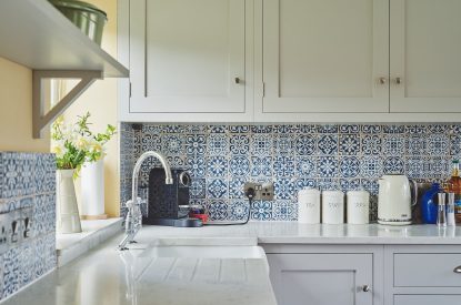 The kitchen at Kipling Cottage, Cotswolds