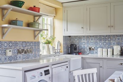 The kitchen at Kipling Cottage, Cotswolds