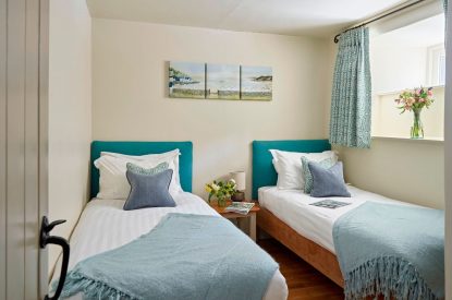 A bedroom at Dartington Cottage, Devon