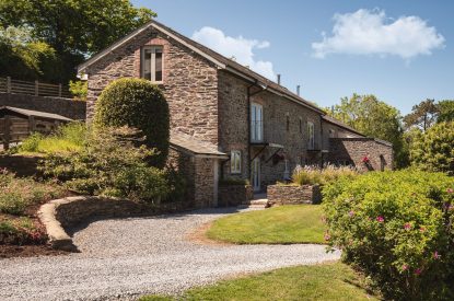The exterior of Dart Cottage, Devon