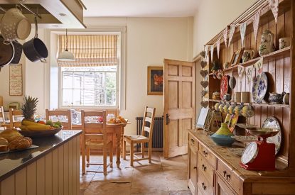 The kitchen at Georgian House, Devon