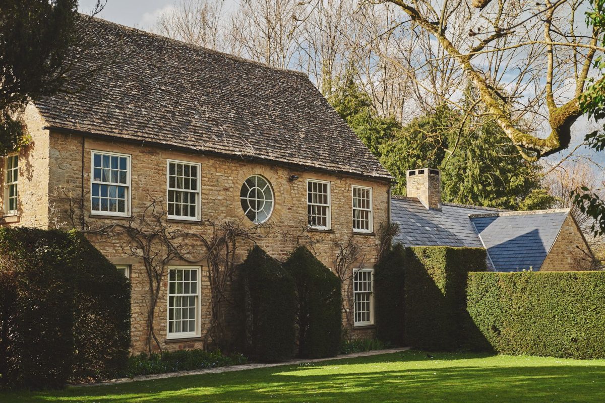 The exterior of Tennyson House, Cotswolds