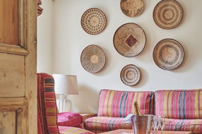 The living room at Tennyson House, Cotswolds