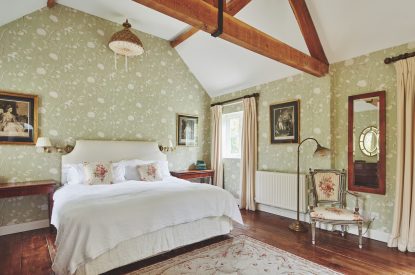 The bedroom at Carroll Cottage, Cotswolds