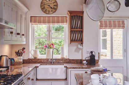 The kitchen at Carroll Cottage, Cotswolds