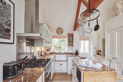 The kitchen at Carroll Cottage, Cotswolds