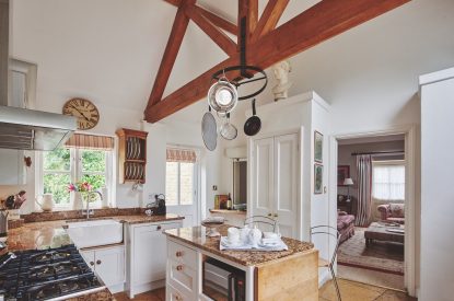 The kitchen at Carroll Cottage, Cotswolds