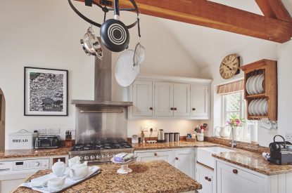 The kitchen at Carroll Cottage, Cotswolds