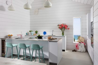 The kitchen at Gwithian, Cornwall