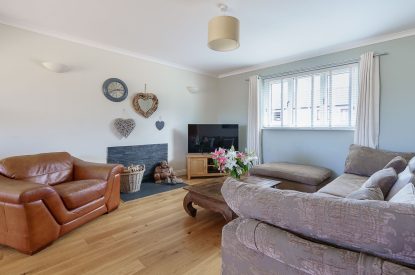The living room at Yr Hafan, Llyn Peninsula