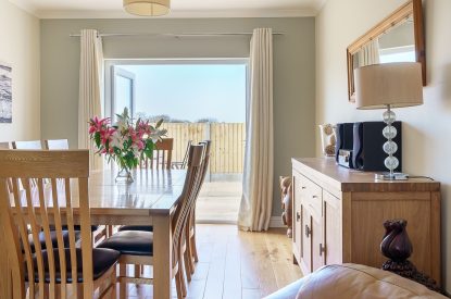 The dining room at Yr Hafan, Llyn Peninsula