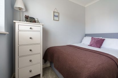 A bedroom at Yr Hafan, Llyn Peninsula