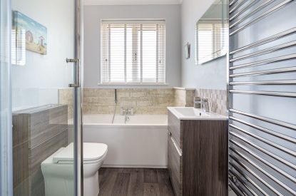 A bathroom at Yr Hafan, Llyn Peninsula