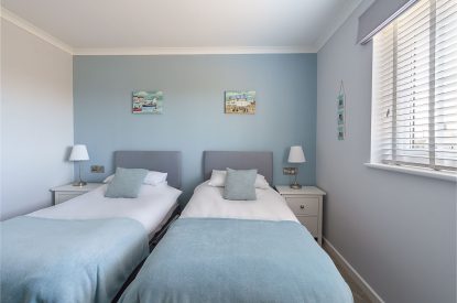 A bedroom at Yr Hafan, Llyn Peninsula