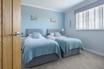 A bedroom at Yr Hafan, Llyn Peninsula