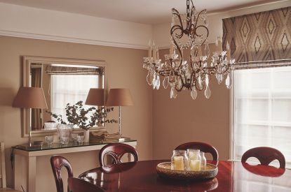 The dining room at Coastal Manor Retreat, Hampshire
