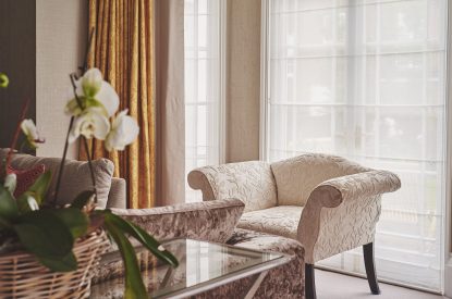 The living room at Coastal Manor Retreat, Hampshire