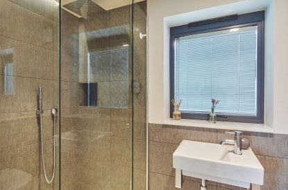 A bathroom at The Crewhouse, Hampshire