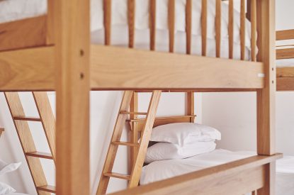 A bedroom with bunk beds at The Crewhouse, Hampshire