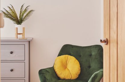 A bedroom at Plum Cottage, Lake District