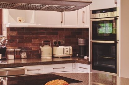 The kitchen at The Round, Devon