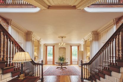 The entrance hall at North Wessex Manor, Oxfordshire