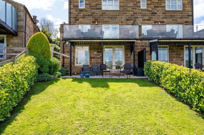 The garden at Primrose Retreat, Yorkshire