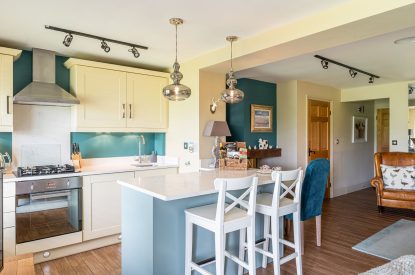 The kitchen at Primrose Retreat, Yorkshire
