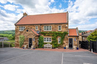 The exterior of Primrose Cottage, Yorkshire