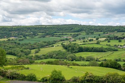 The view from Primrose Retreat, Yorkshire