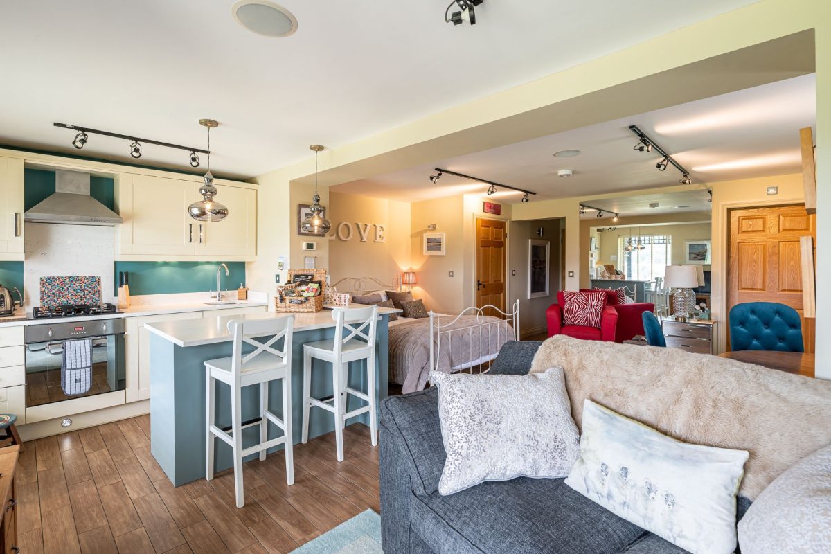 The lounge at Esk View Retreat, Yorkshire