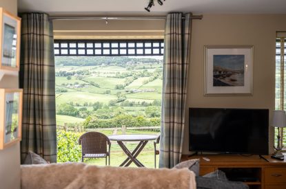 The view from Esk View Retreat, Yorkshire