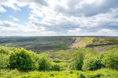 The view from Esk View Retreat, Yorkshire