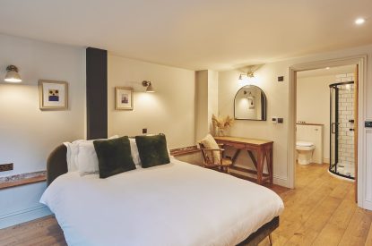 A bedroom at The Barnstay, Hampshire