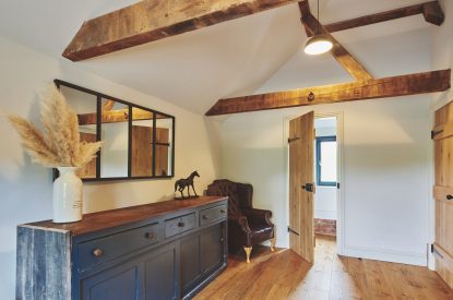 A bedroom at The Barnstay, Hampshire