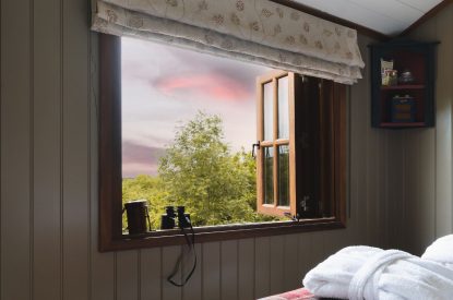 The view from Hooting Owl Retreat, Somerset