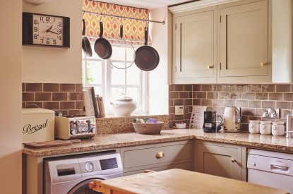 The kitchen at Barrett-Browning Cottage, Cotswolds
