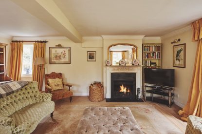 The living room at Donne Cottage, Cotswolds