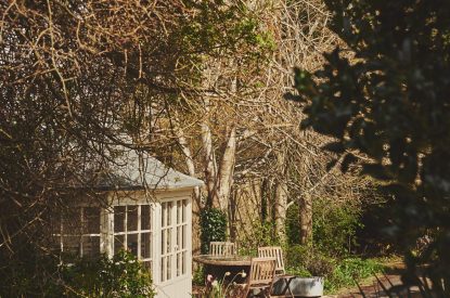 The summer house at Kipling Cottage, Cotswolds