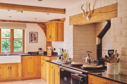 The kitchen at Apple Tree Cottage, Cotswolds