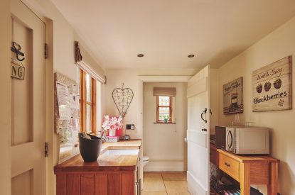 The kitchen at Apple Tree Cottage, Cotswolds