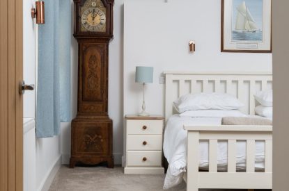 A bedroom at Riverside Retreat, Devon