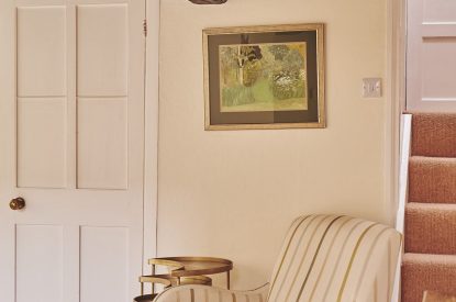 The hallway at Church View Cottage, Cotswolds