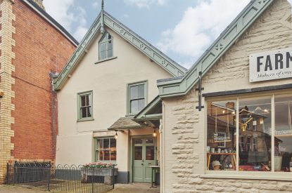 The exterior of Hay Market House, Powys