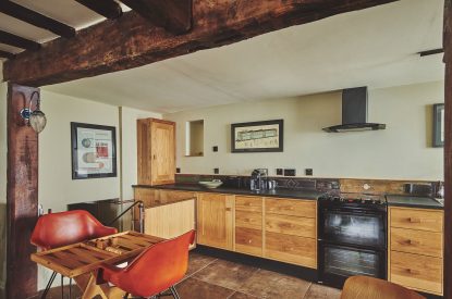 The kitchen at Hay Market House, Powys